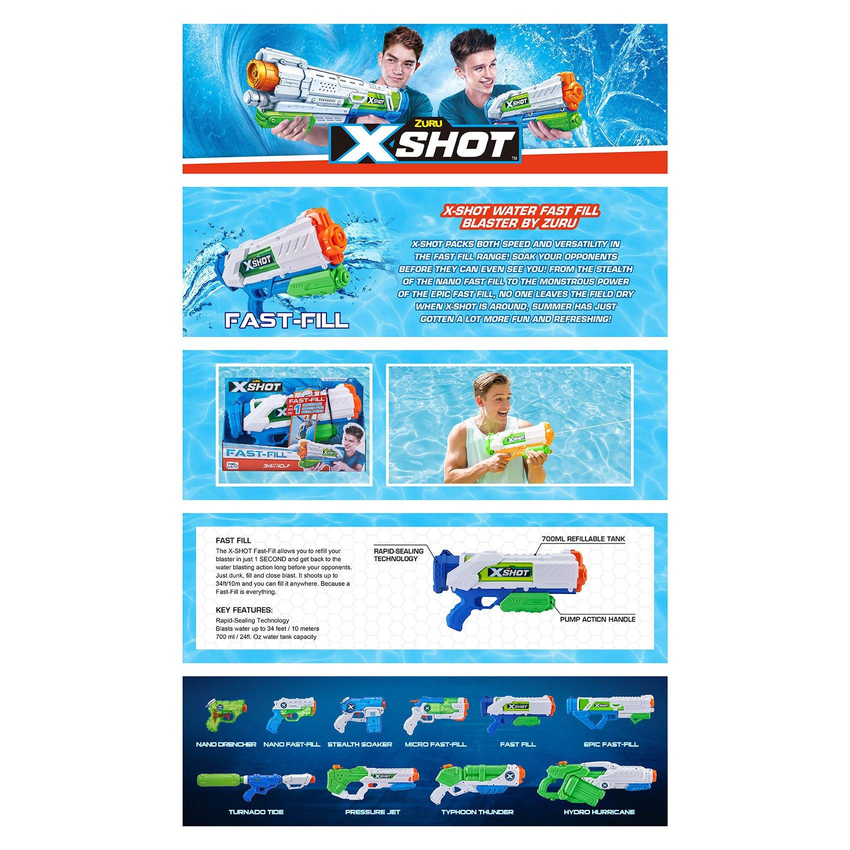 Zuru  X-Shot Water Warfare Fast-Fill Water Blaster