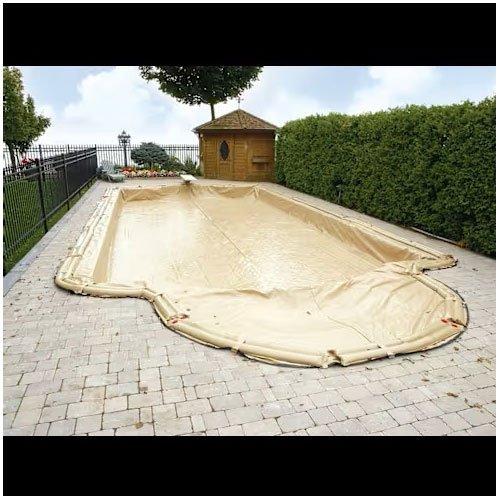 16x36 Rectangle In-Ground Pool Winter Cover 20 Year Warranty Tan