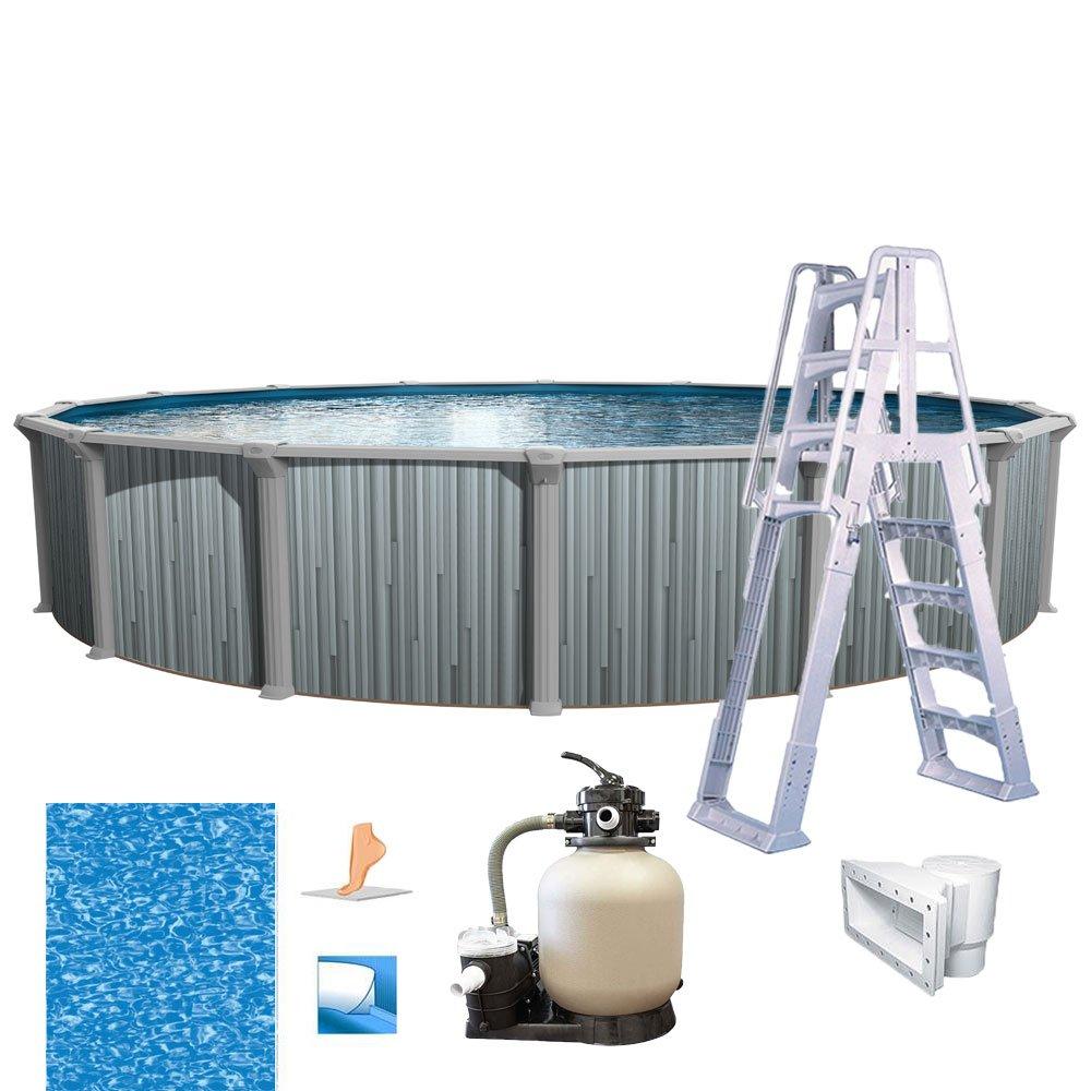 Ambassador II 12 x 52 Round Above Ground Pool Package