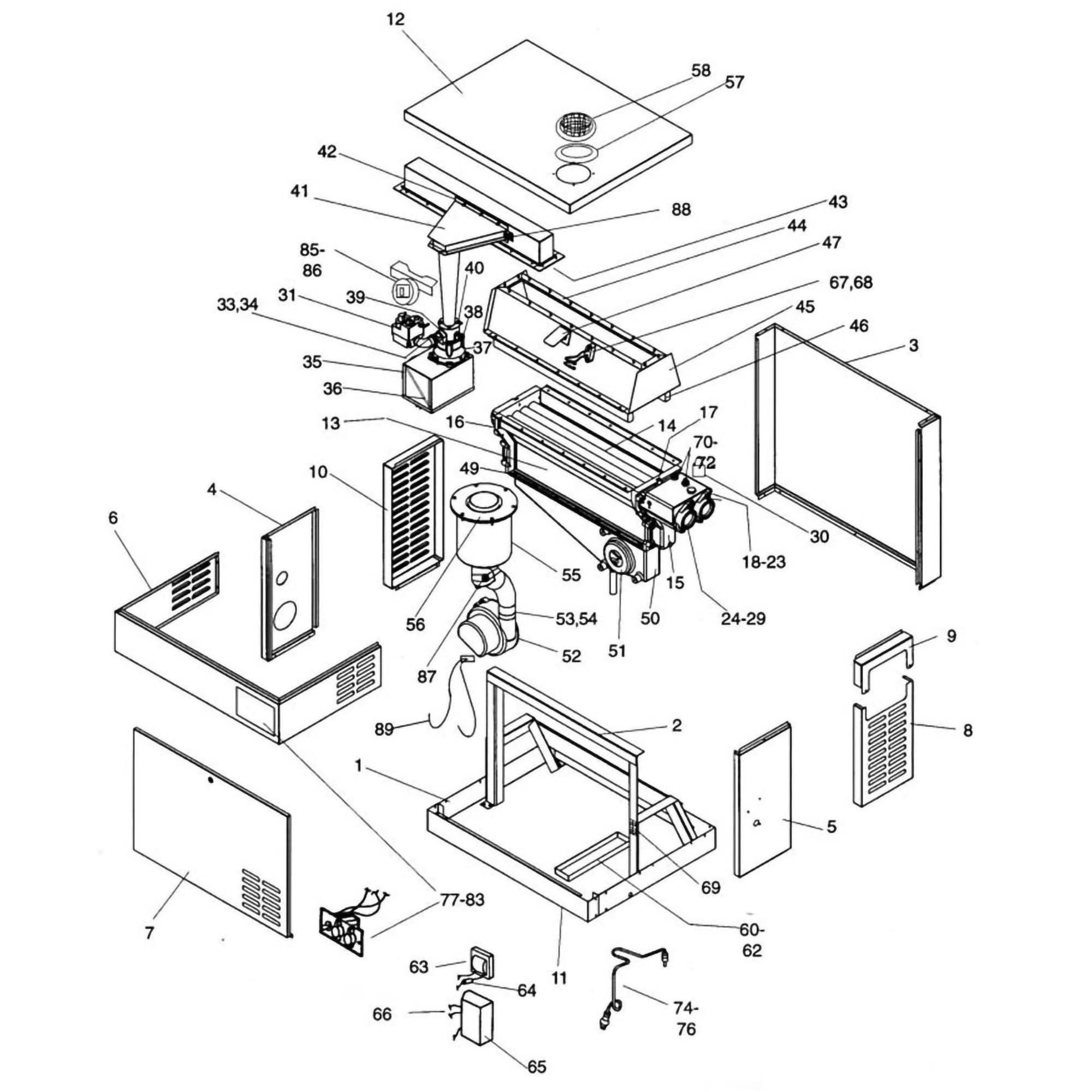 Jandy Pool Heater Hi-E2 Series Replacement Parts
