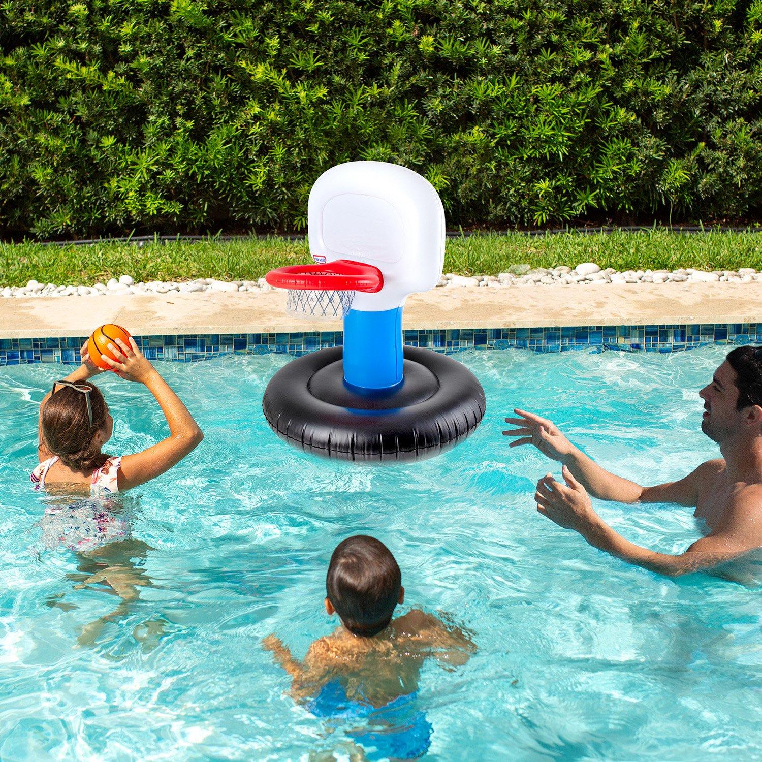 PoolCandy  Little Tikes Giant Inflatable Floating Basketball Game