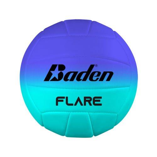 Baden  Flare Blue and Turquoise Volleyball