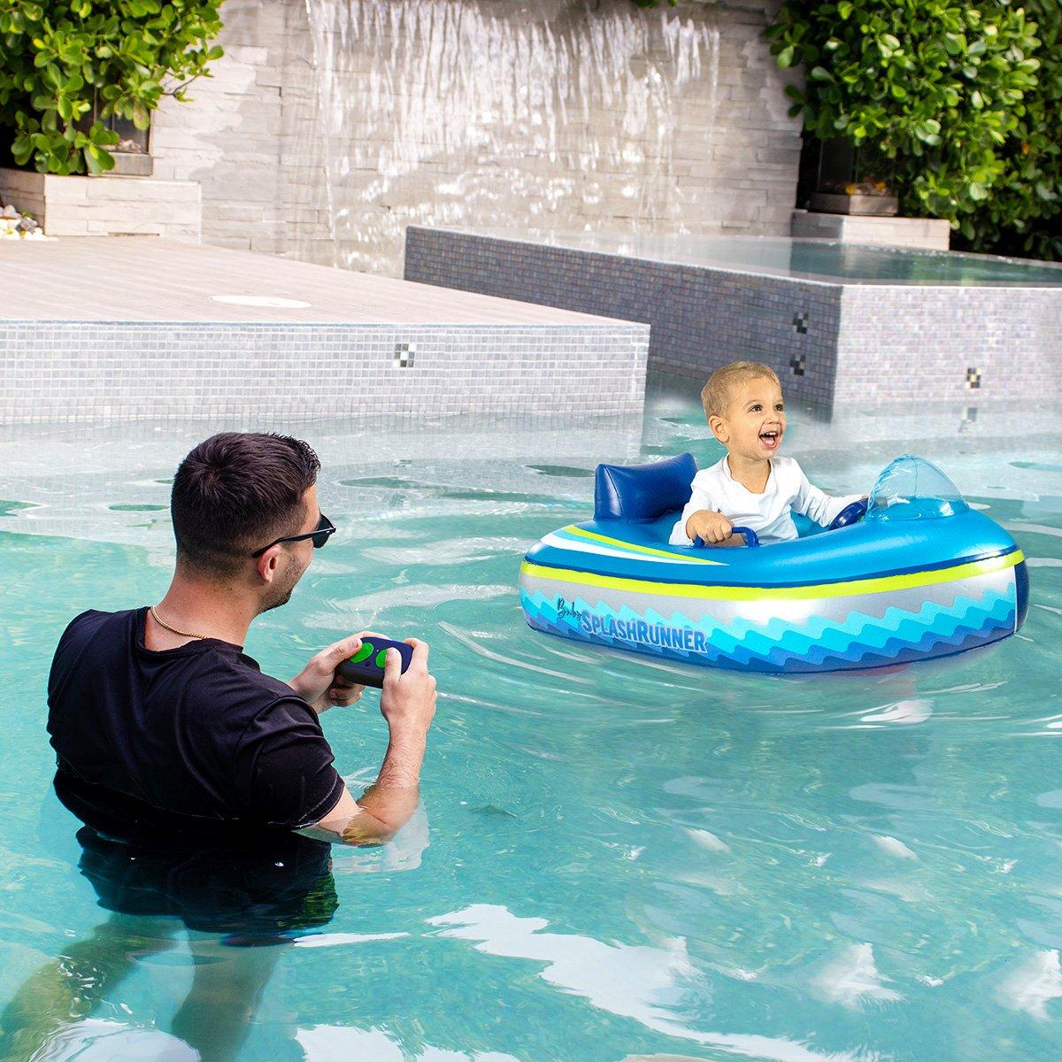 PoolCandy  Baby Splash Runner Remote Control Motorized Baby Boat