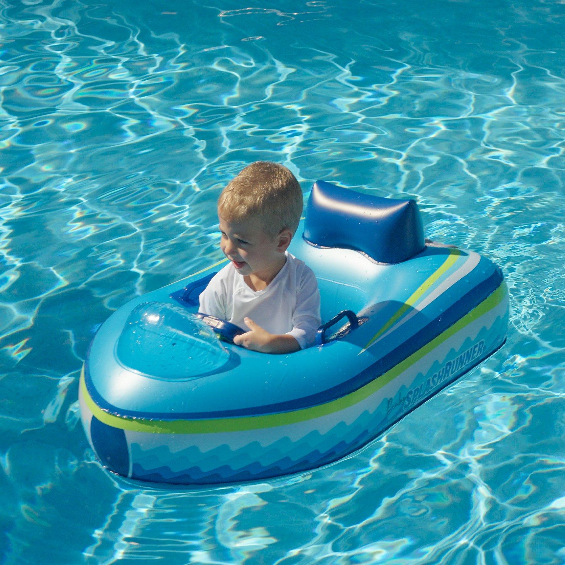 PoolCandy  Baby Splash Runner Remote Control Motorized Baby Boat