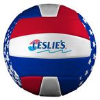 Leslie's  Volleyball  Red White and Blue