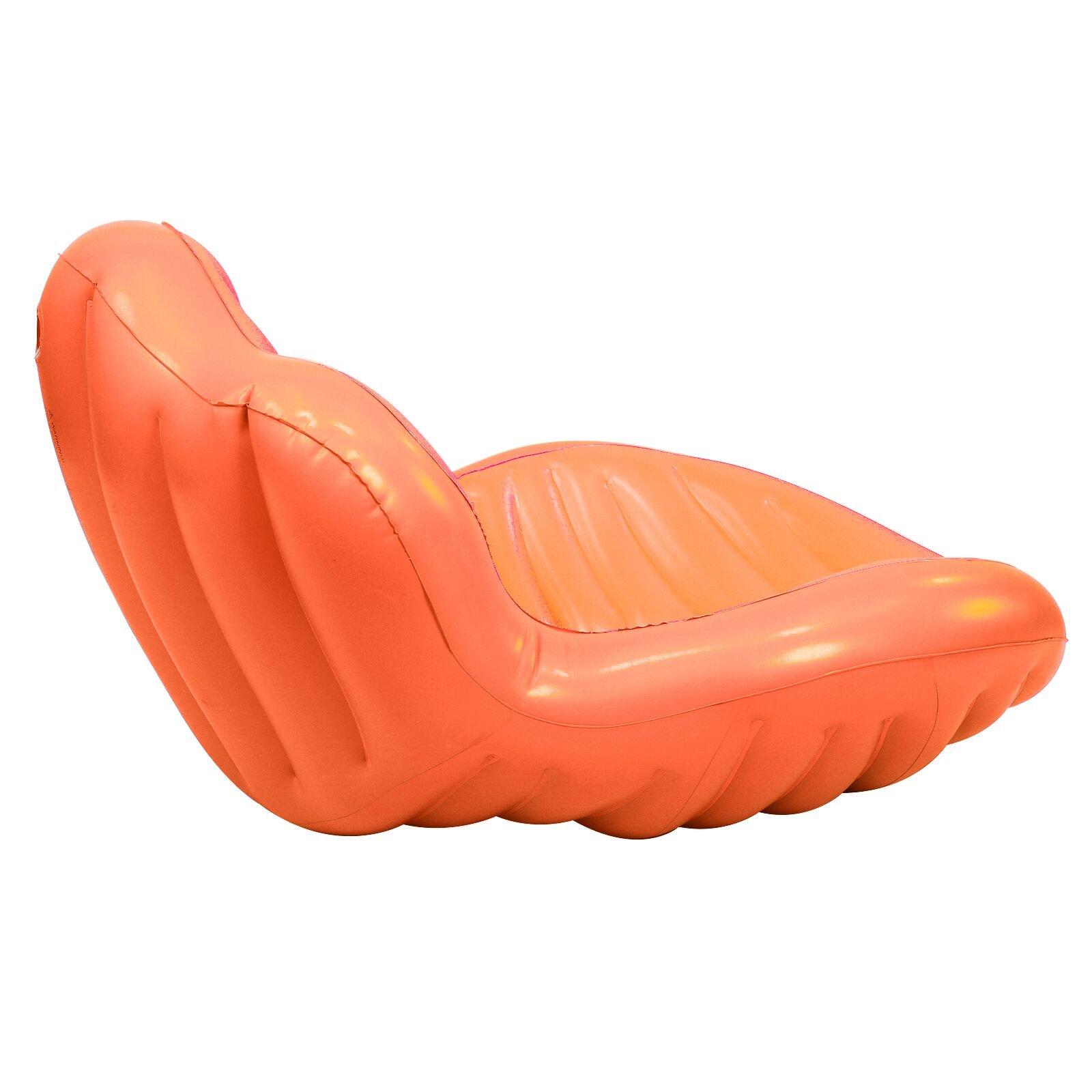 Gator Floats  Salon Lounge Chair Orange