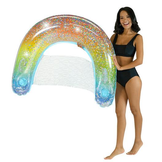 PoolCandy  Rainbow Collection Party Pack with Deluxe Sun Chair and Jumbo Pool Noodle