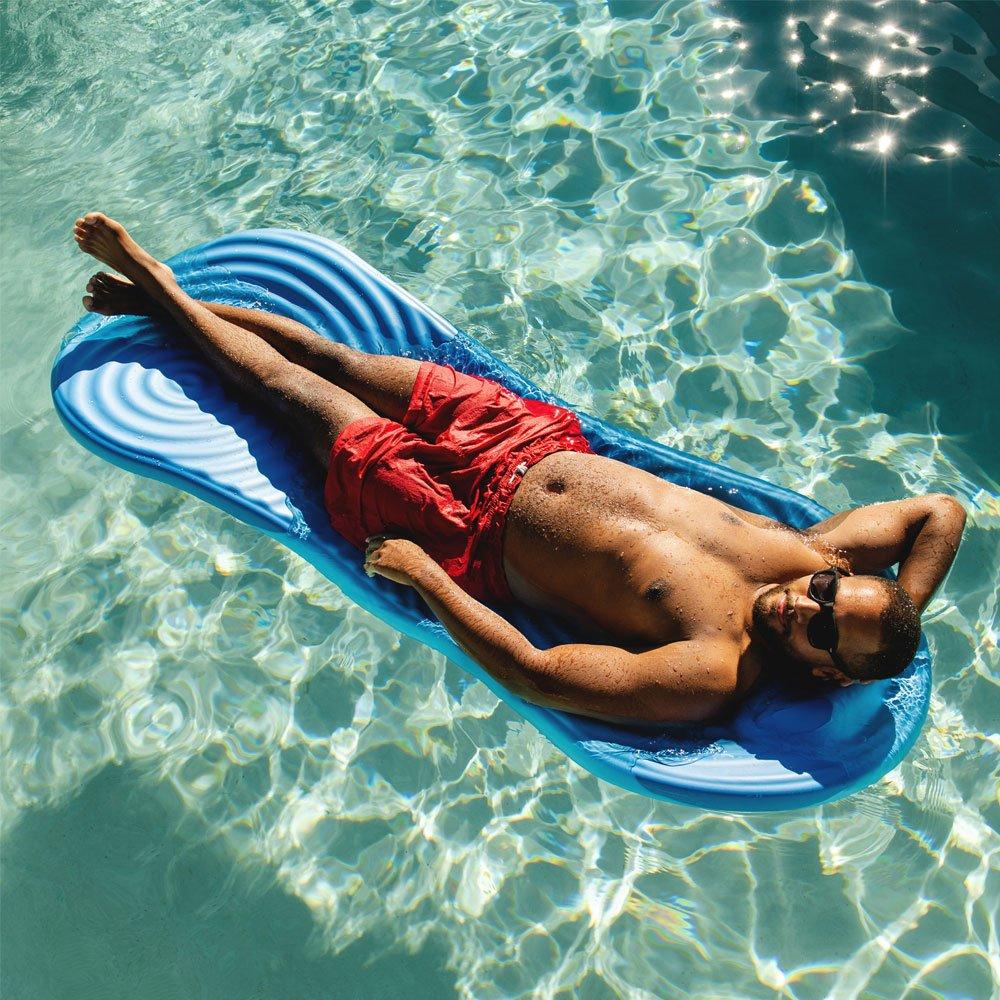 Big Joe  Verano Foam Pool Lounger  Blue