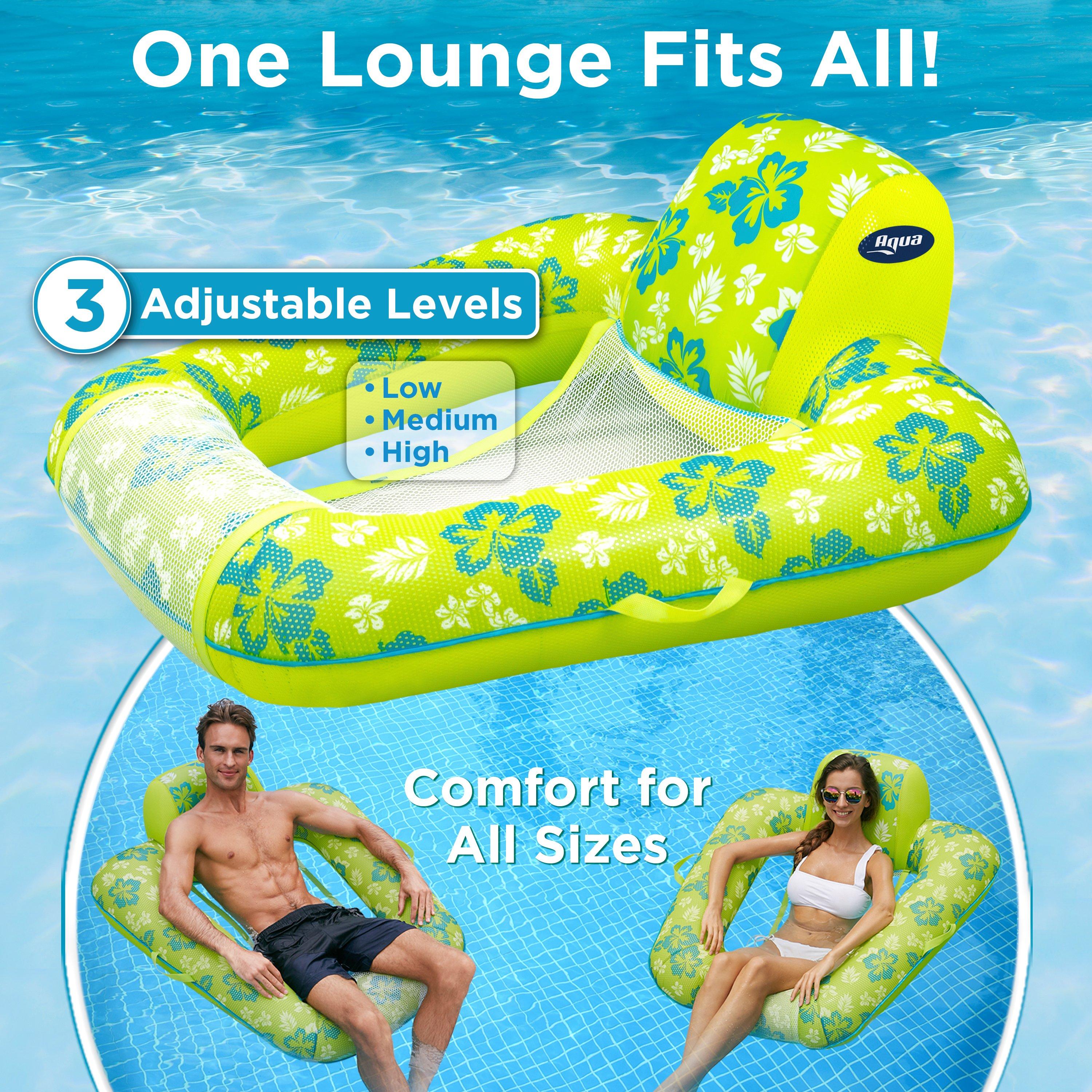 Aqua Zero Gravity Inflatable Comfort Swimming Pool Chair Lounge