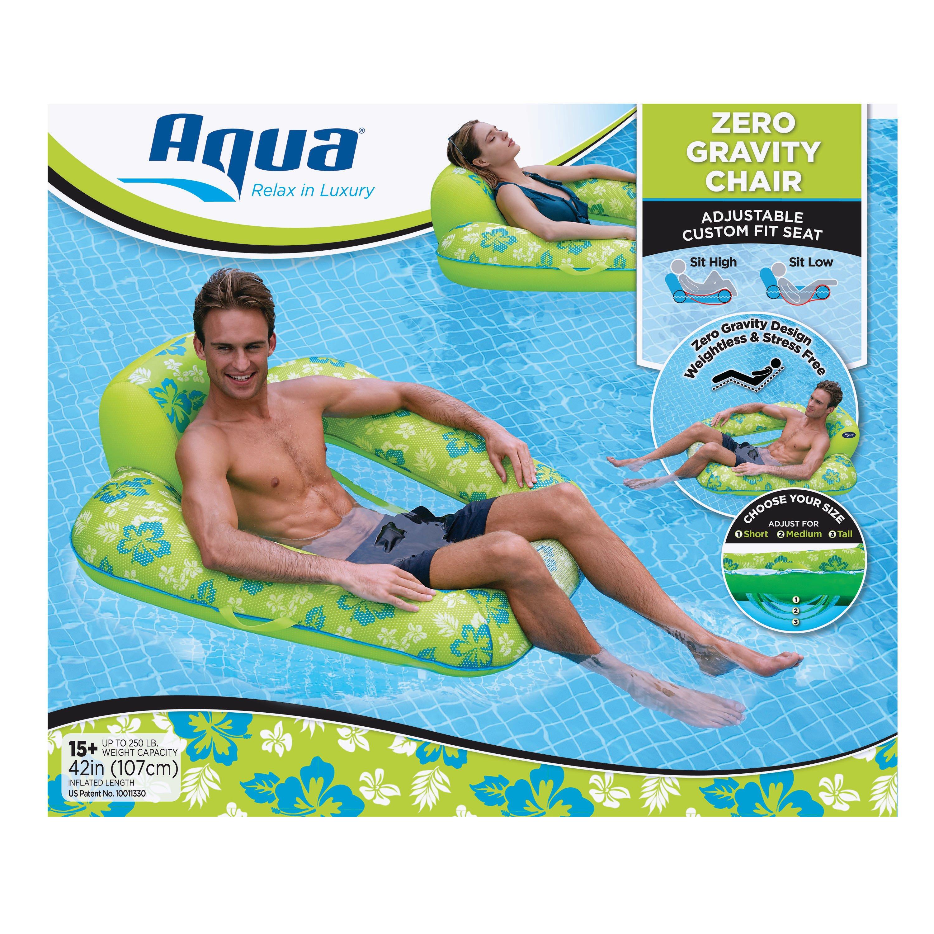 Aqua zero discount gravity pool chair