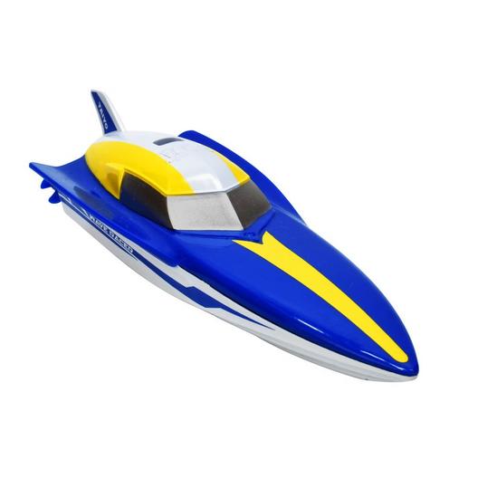 Toy Shock International  Wave Racer Remote Control Mini Boat Blue White