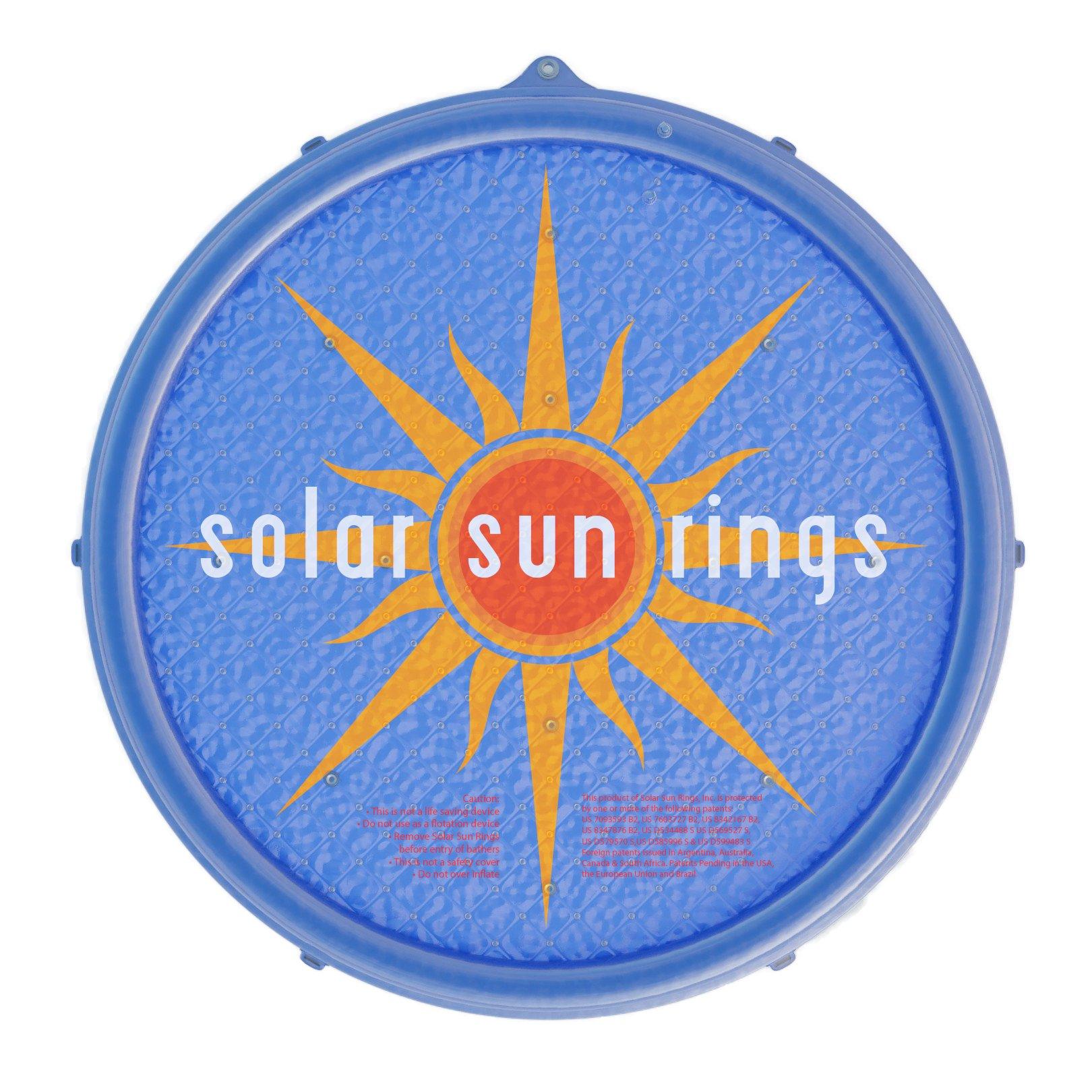 Solar rings store for pool heating