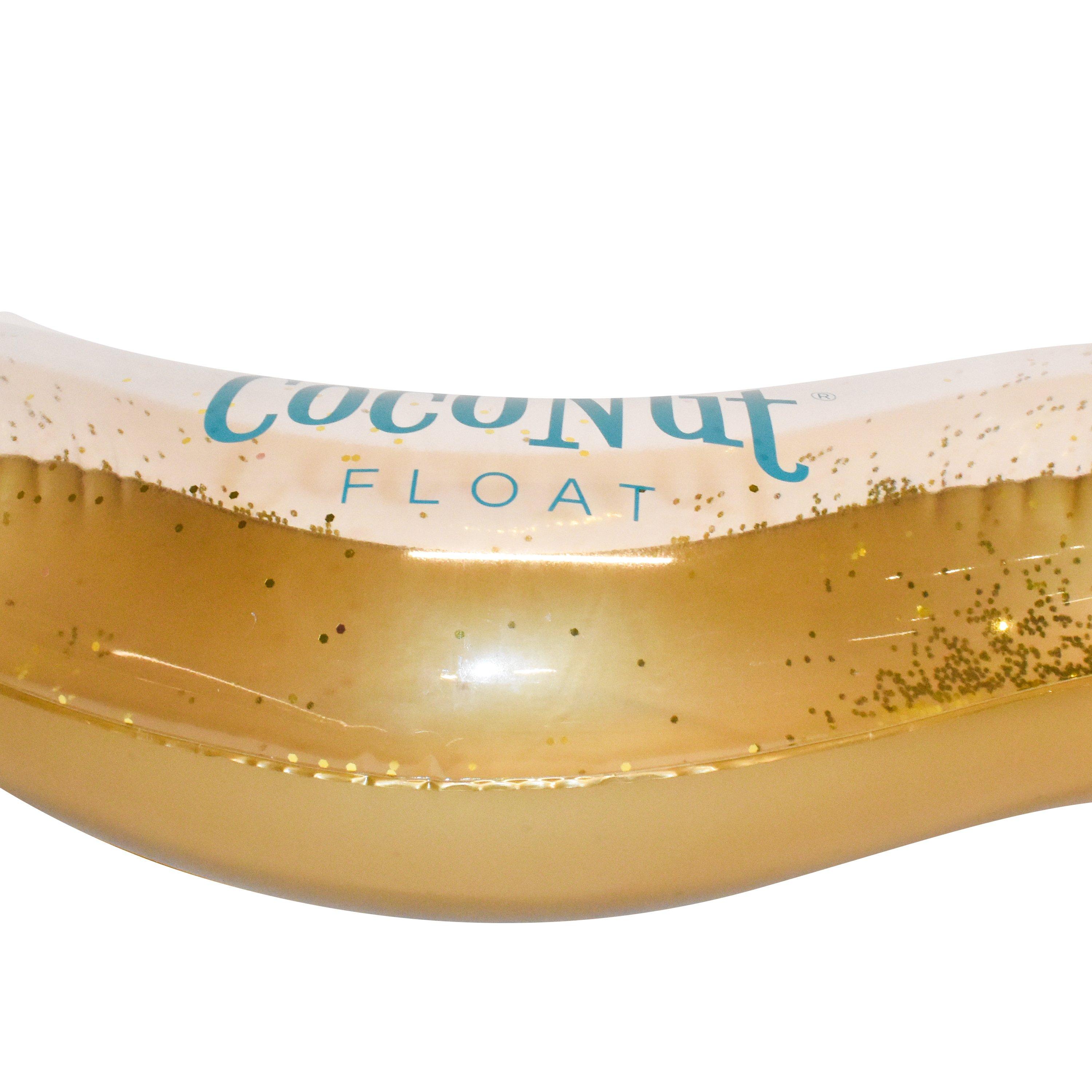 CocoNut  Gold Glitter Heart Pool Float