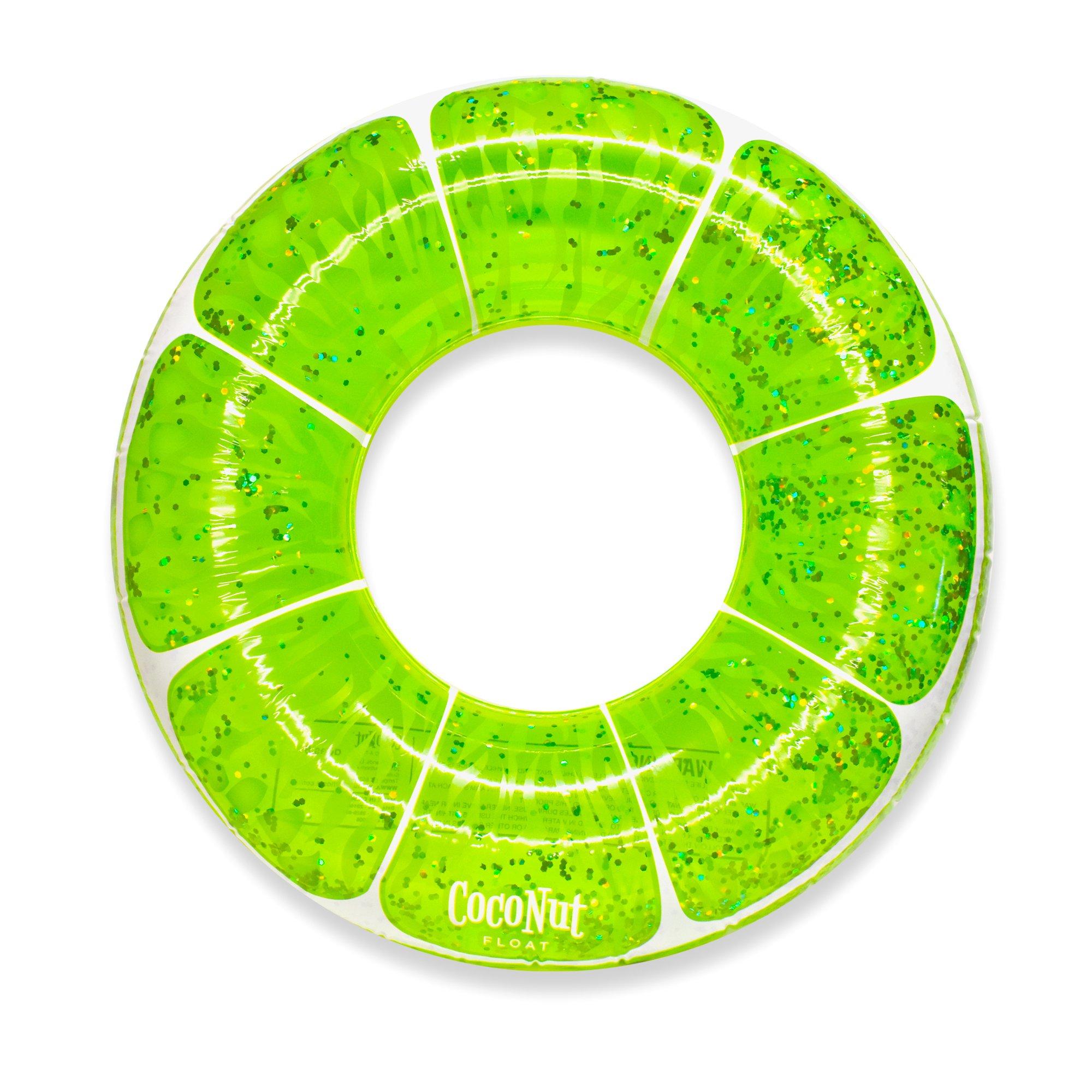 CocoNut  Lime Green Glitter Pool Float