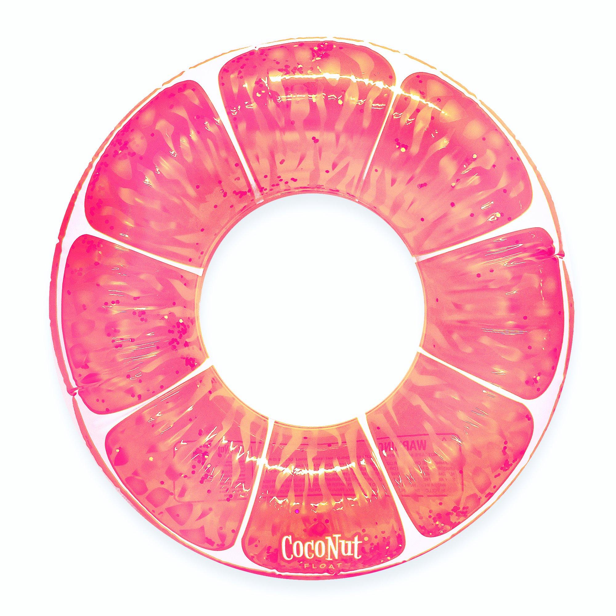 CocoNut  Pink Grapefruit Glitter Pool Float