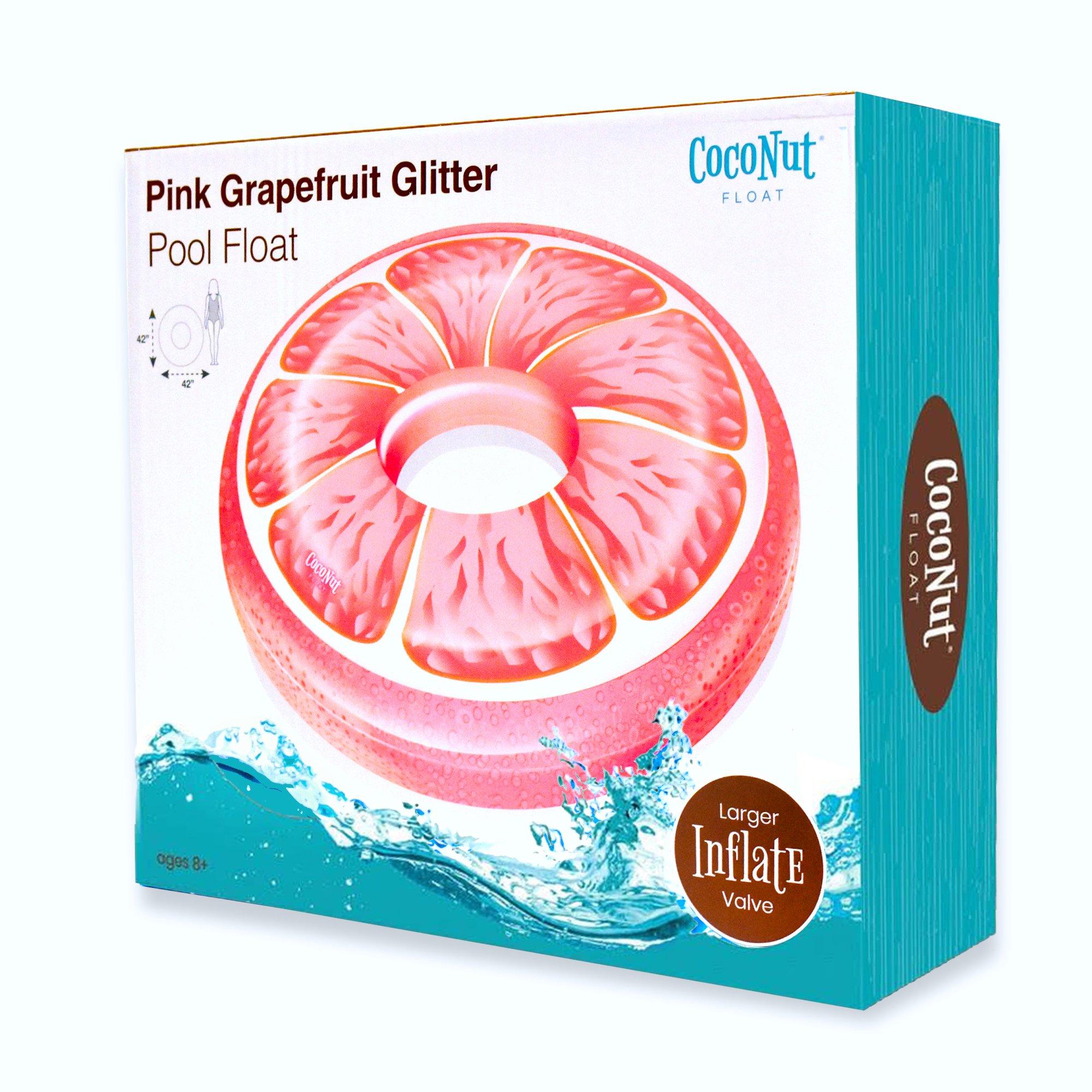 CocoNut  Pink Grapefruit Glitter Pool Float