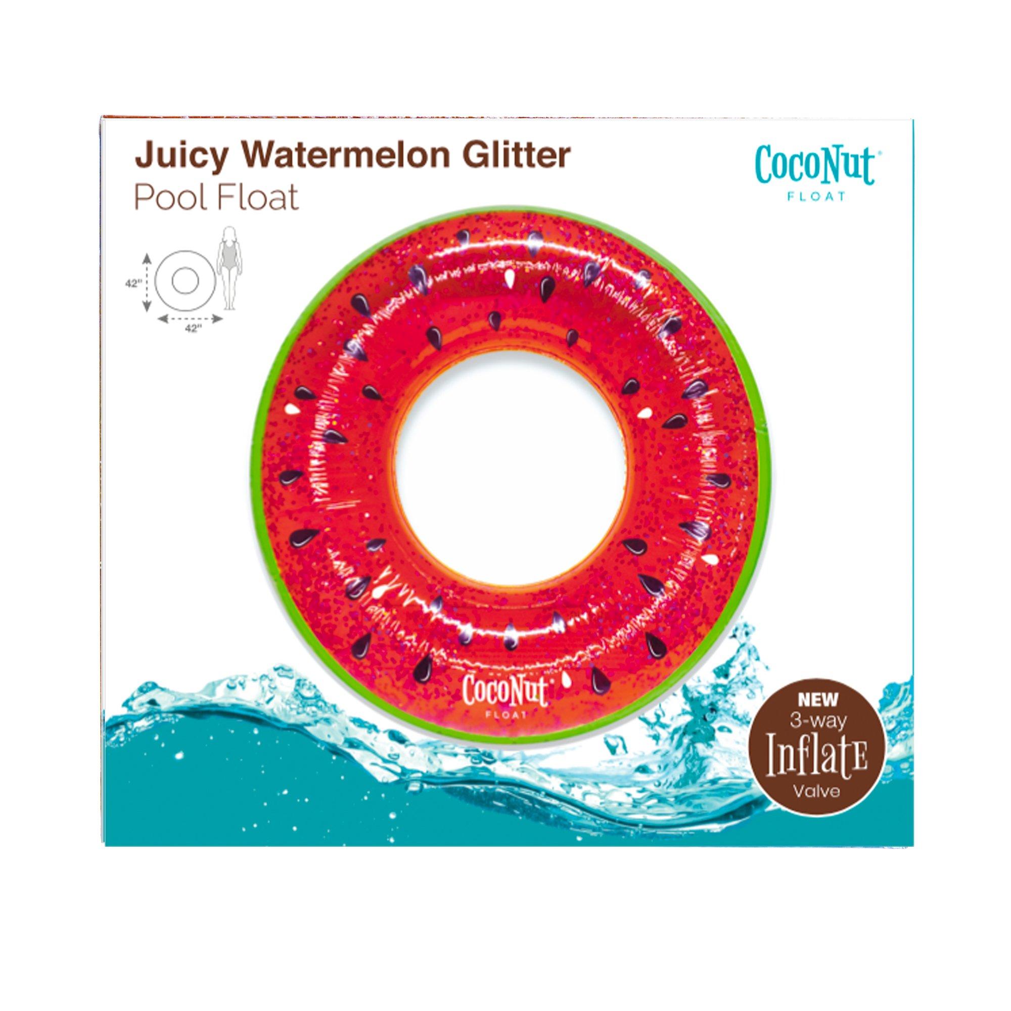 CocoNut  Juicy Watermelon Glitter Pool Float