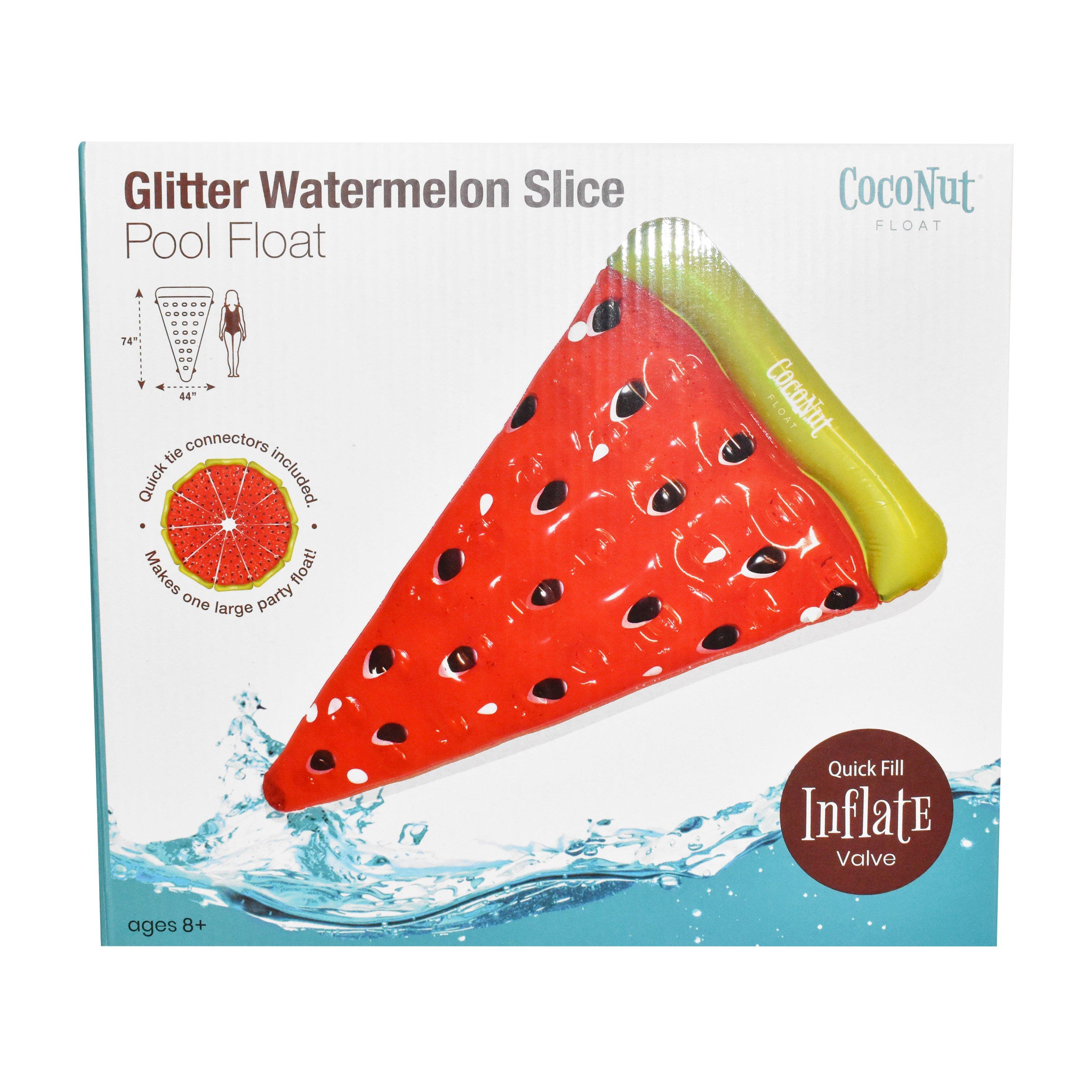 CocoNut  Glitter Watermelon Slice Pool Float