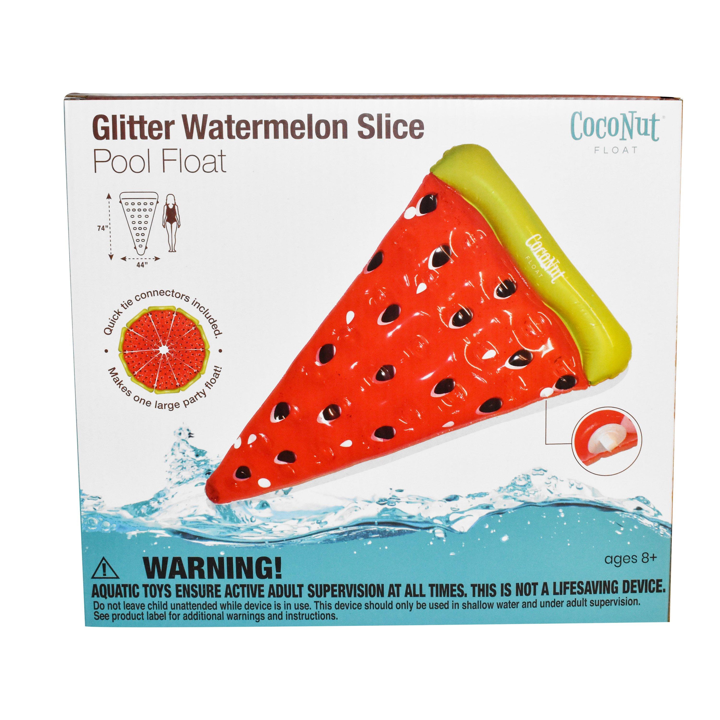 CocoNut  Glitter Watermelon Slice Pool Float