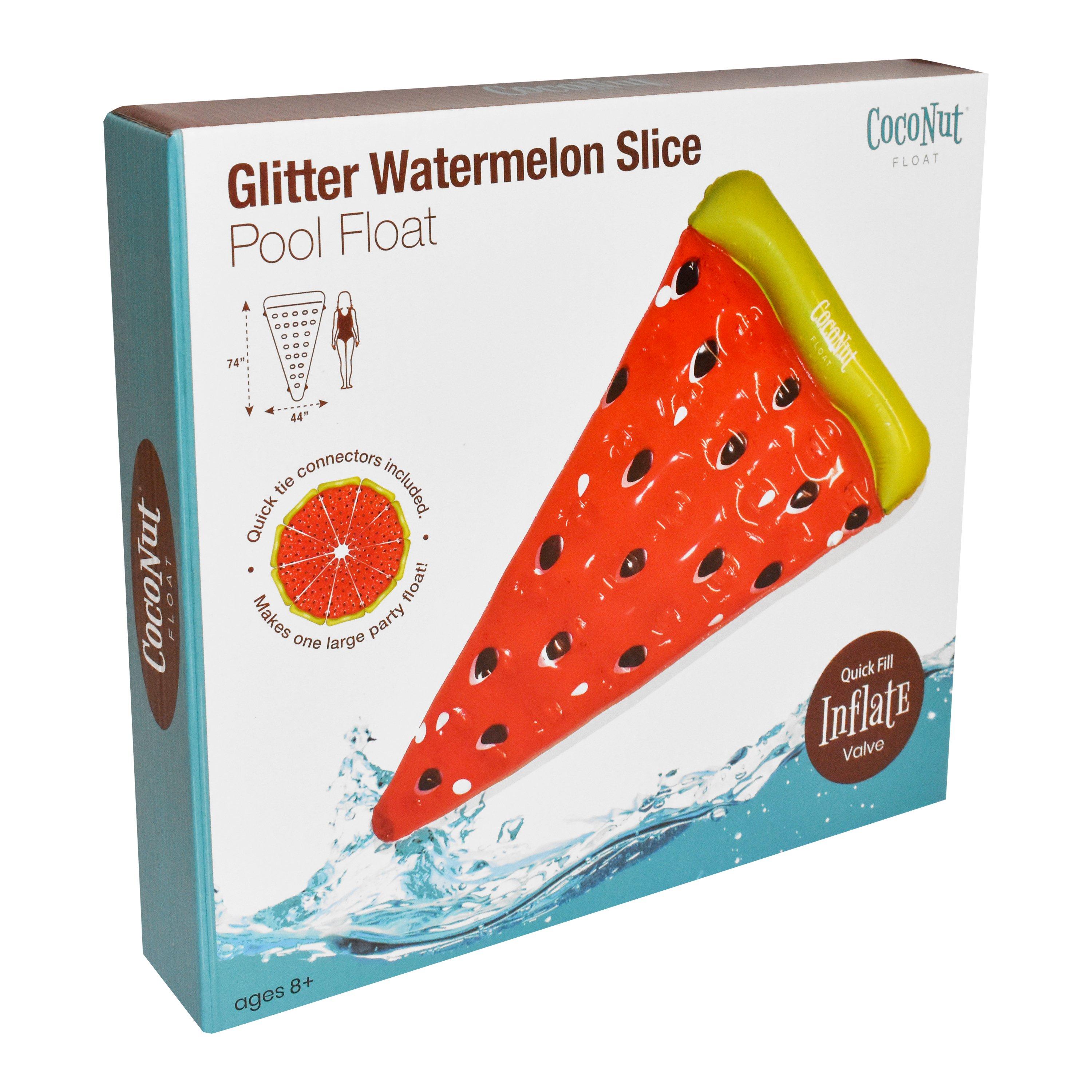 CocoNut  Glitter Watermelon Slice Pool Float