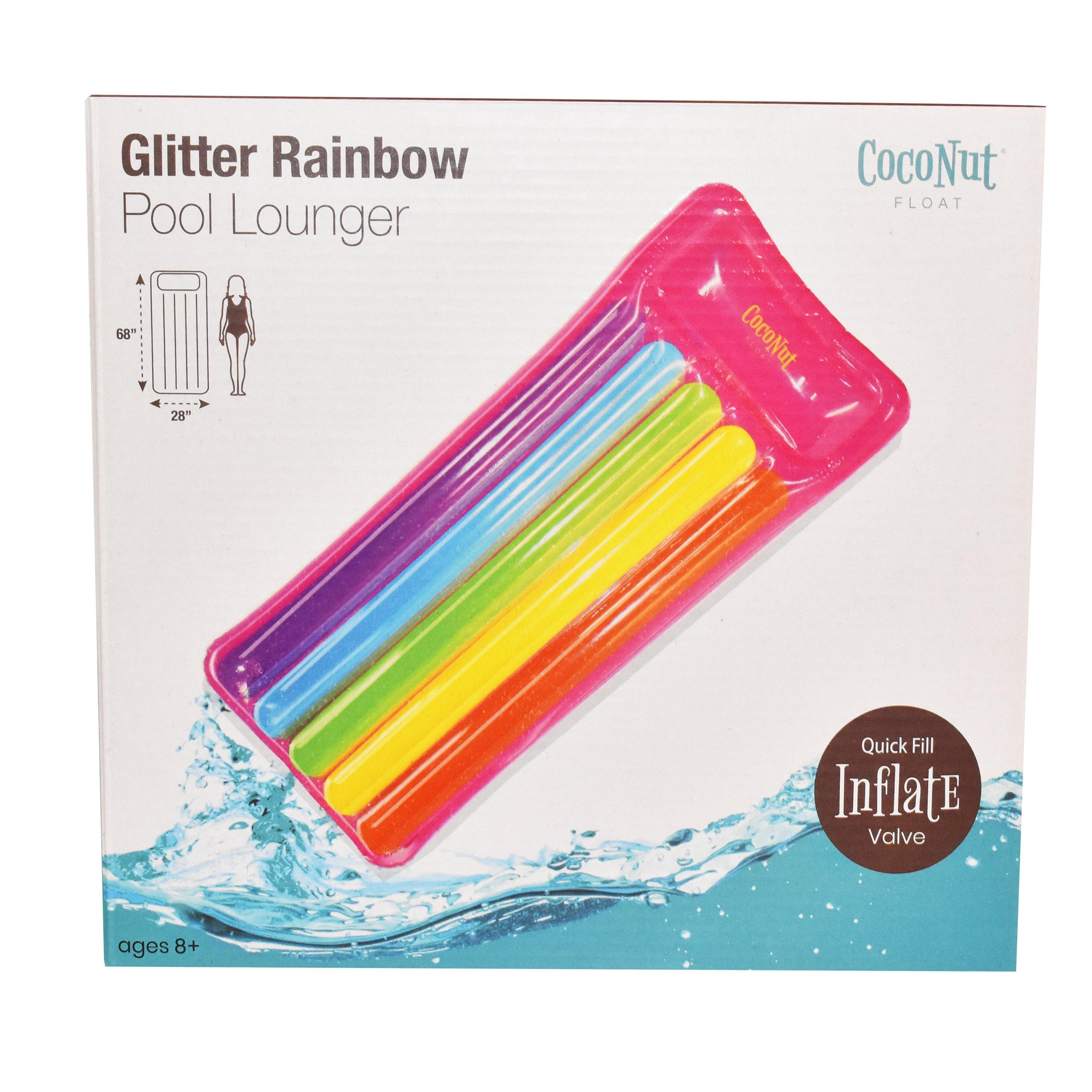 CocoNut  Glitter Rainbow Lounger