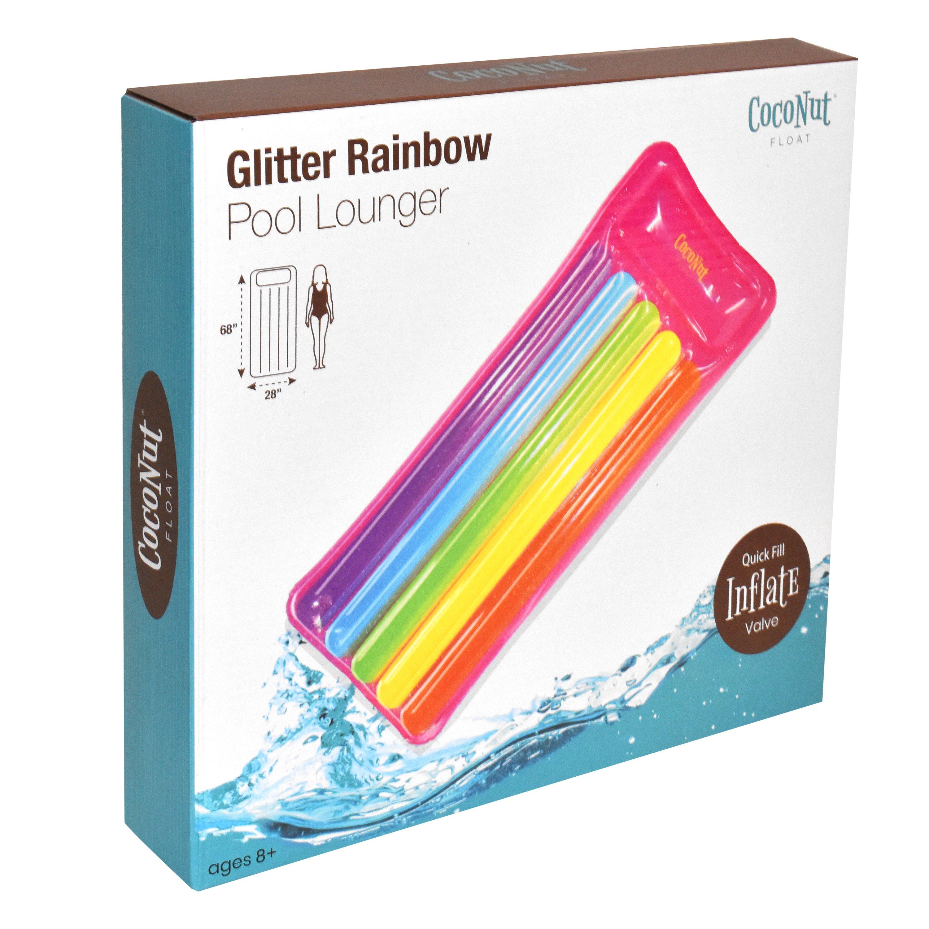 CocoNut  Glitter Rainbow Lounger