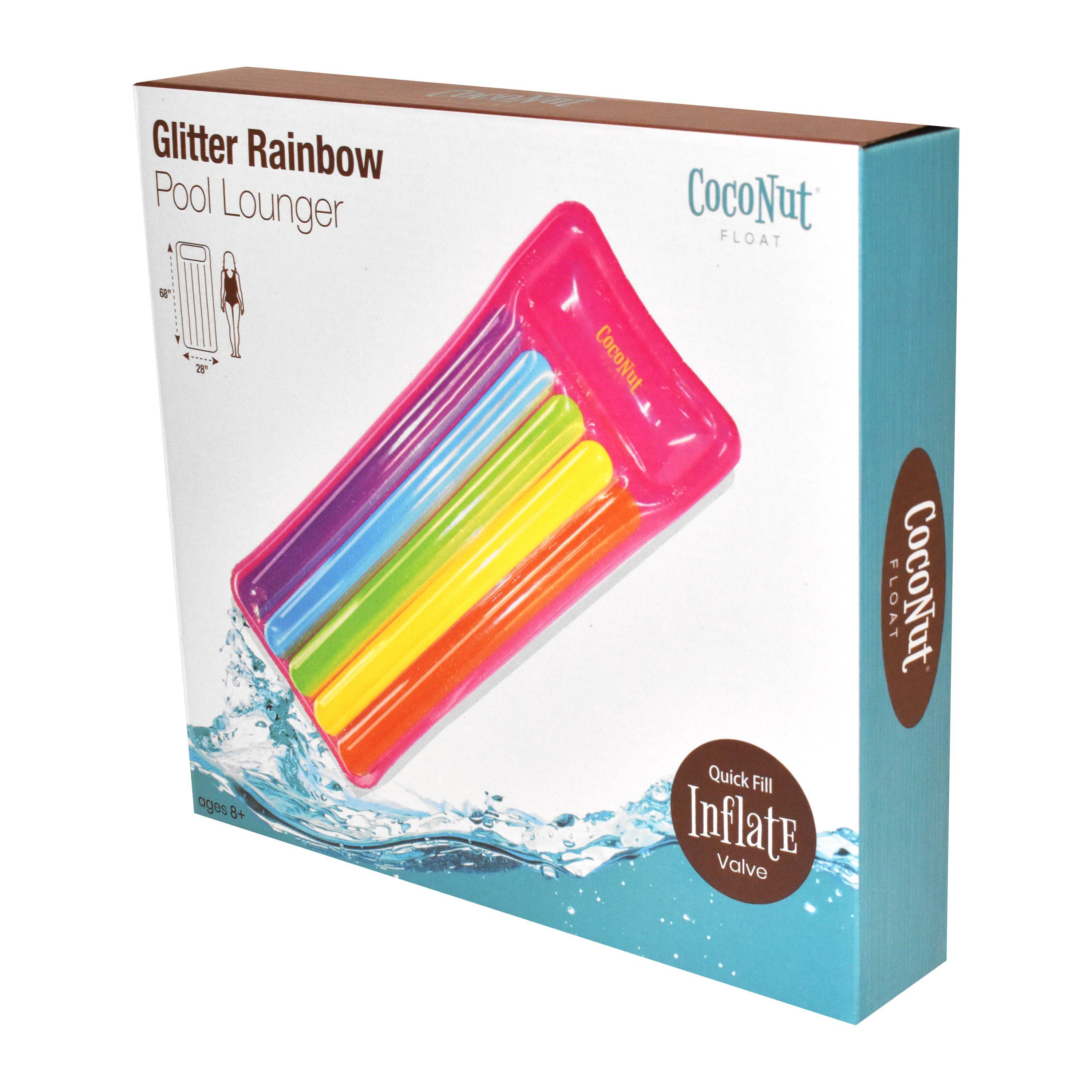 CocoNut  Glitter Rainbow Lounger