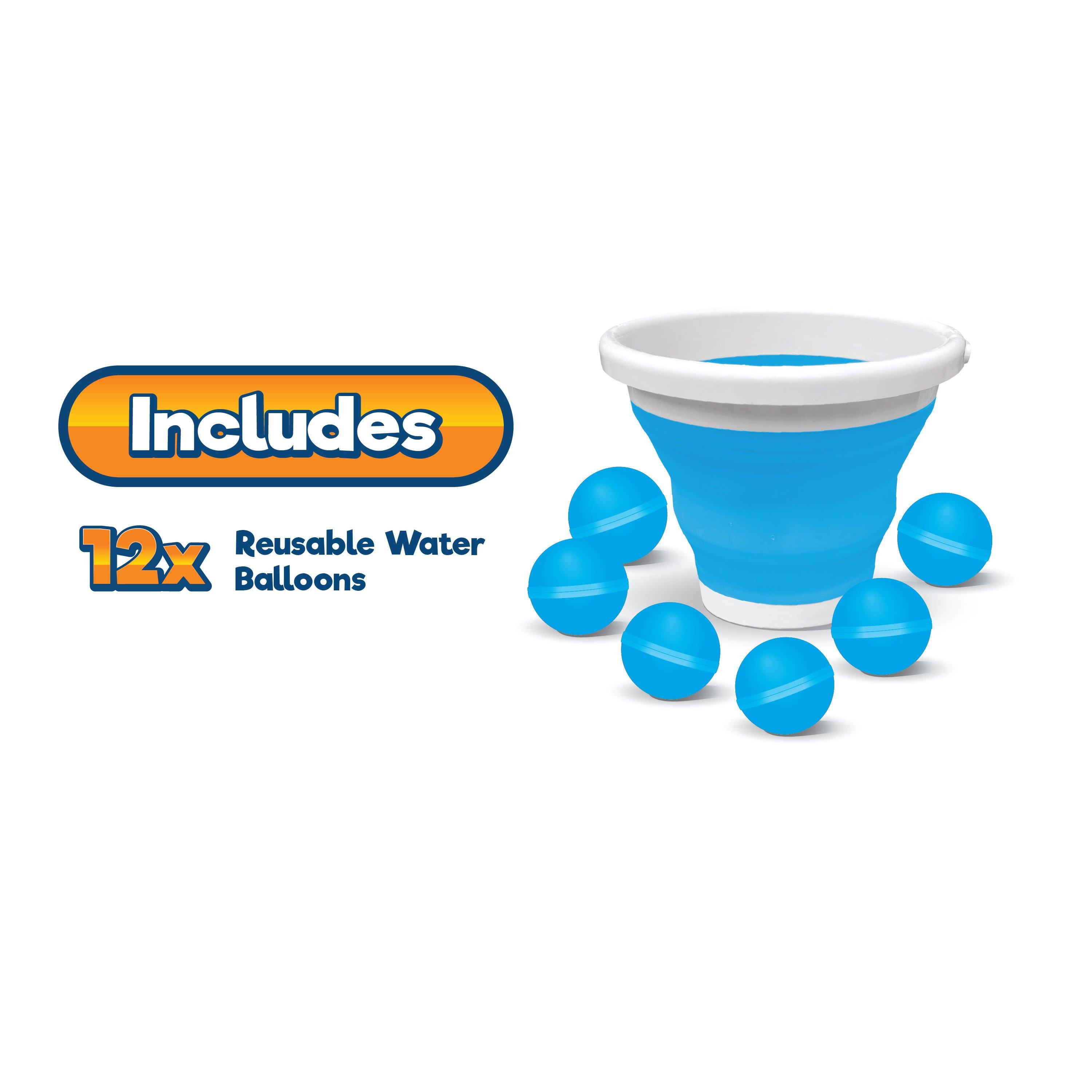 CocoNut  Reusable Water Balloons  Blue Ultimate Battle Kit Bundle