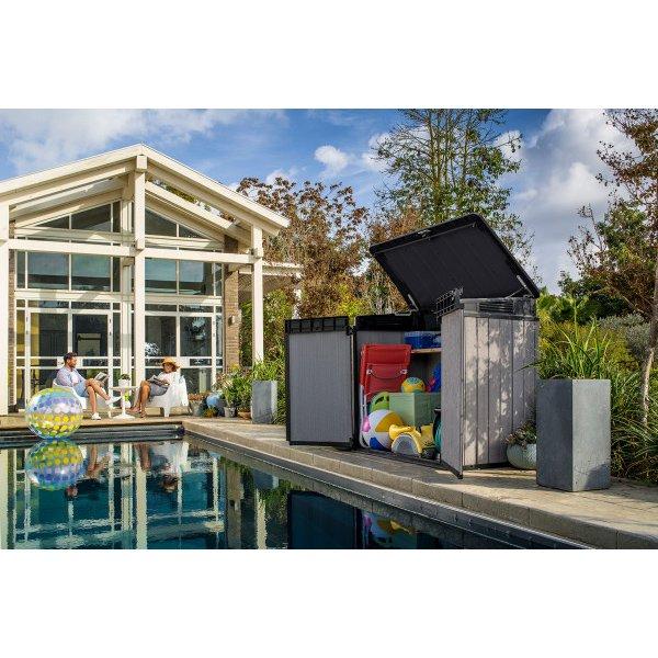 Keter  Elite Store Resin Outdoor Storage Shed Grey