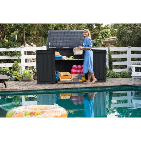 Keter  Store-It-Prime Resin Storage Shed Black