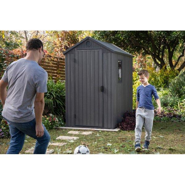 Keter  Darwin 4 x 6 Outdoor Shed Grey