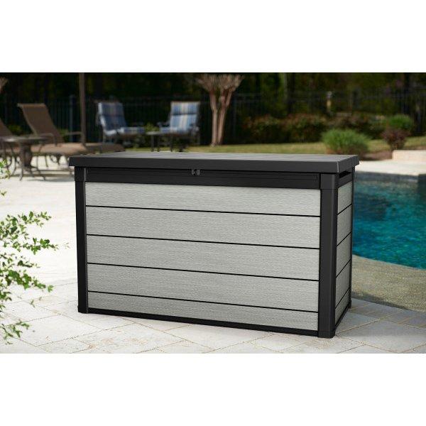Keter Denali Deck Box 200 Gallons, Grey Leslie