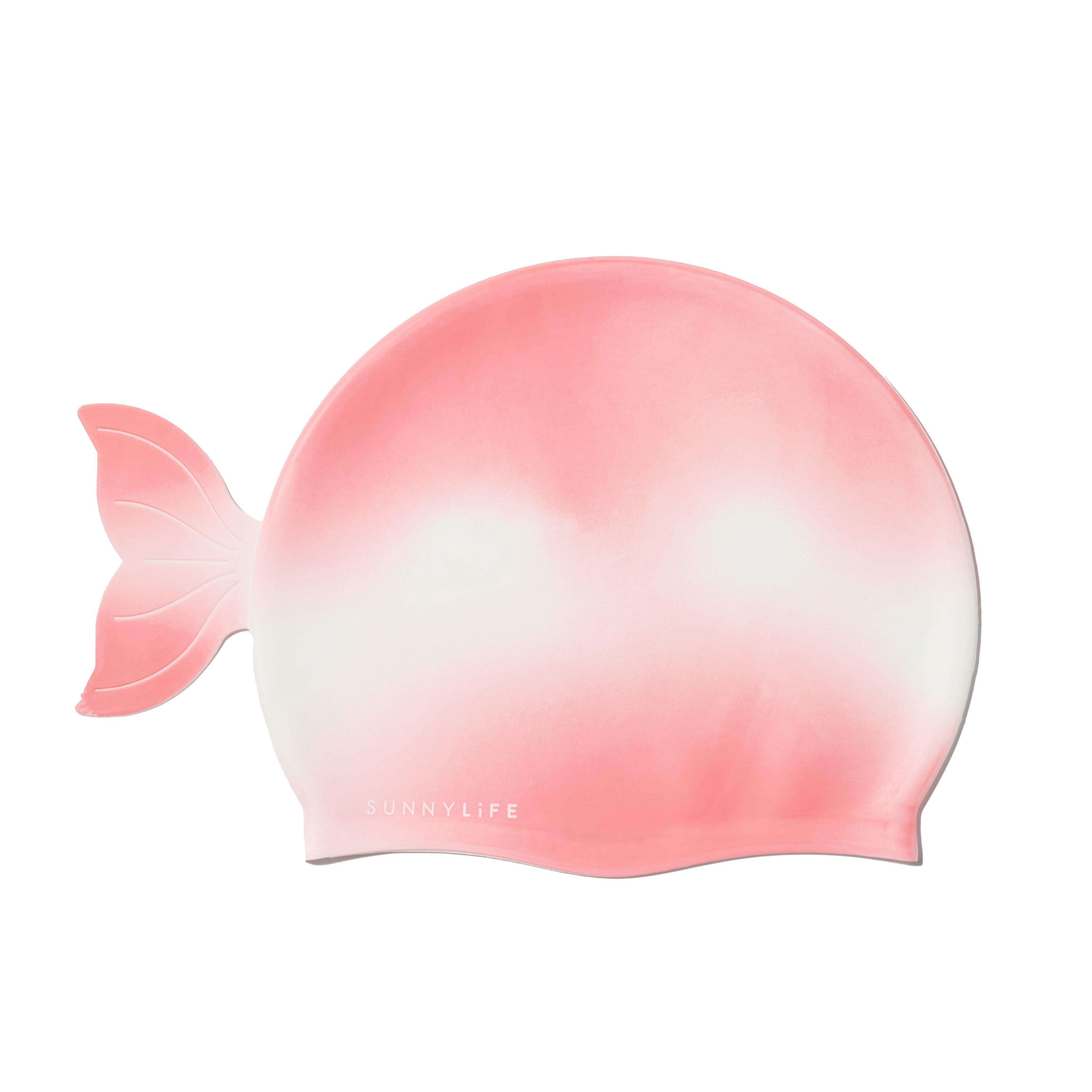 SUNNYLiFE  Kids Swimming Cap Melody the Mermaid Pink