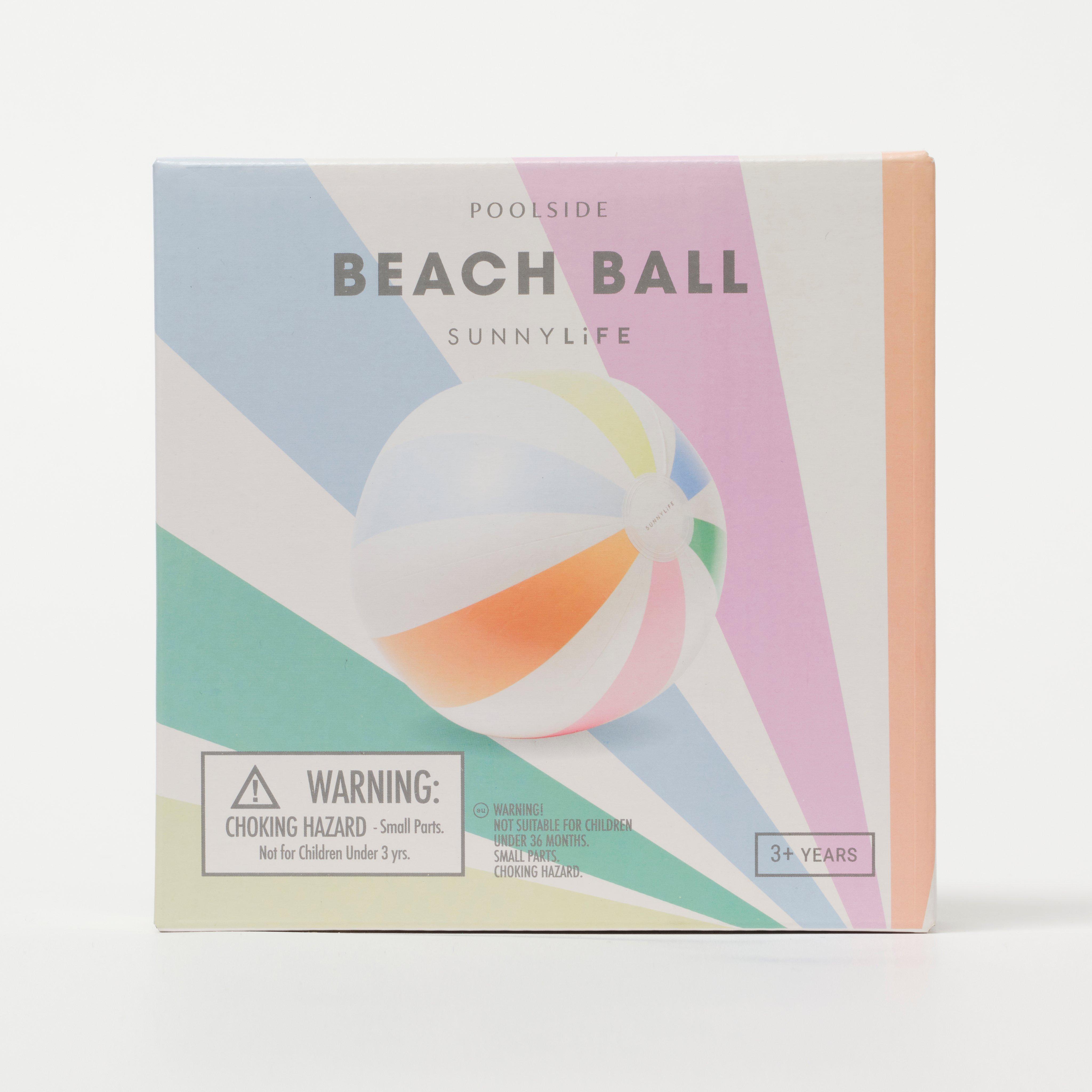 SUNNYLiFE  Pool Side Inflatable Beach Ball Pastel Gelato