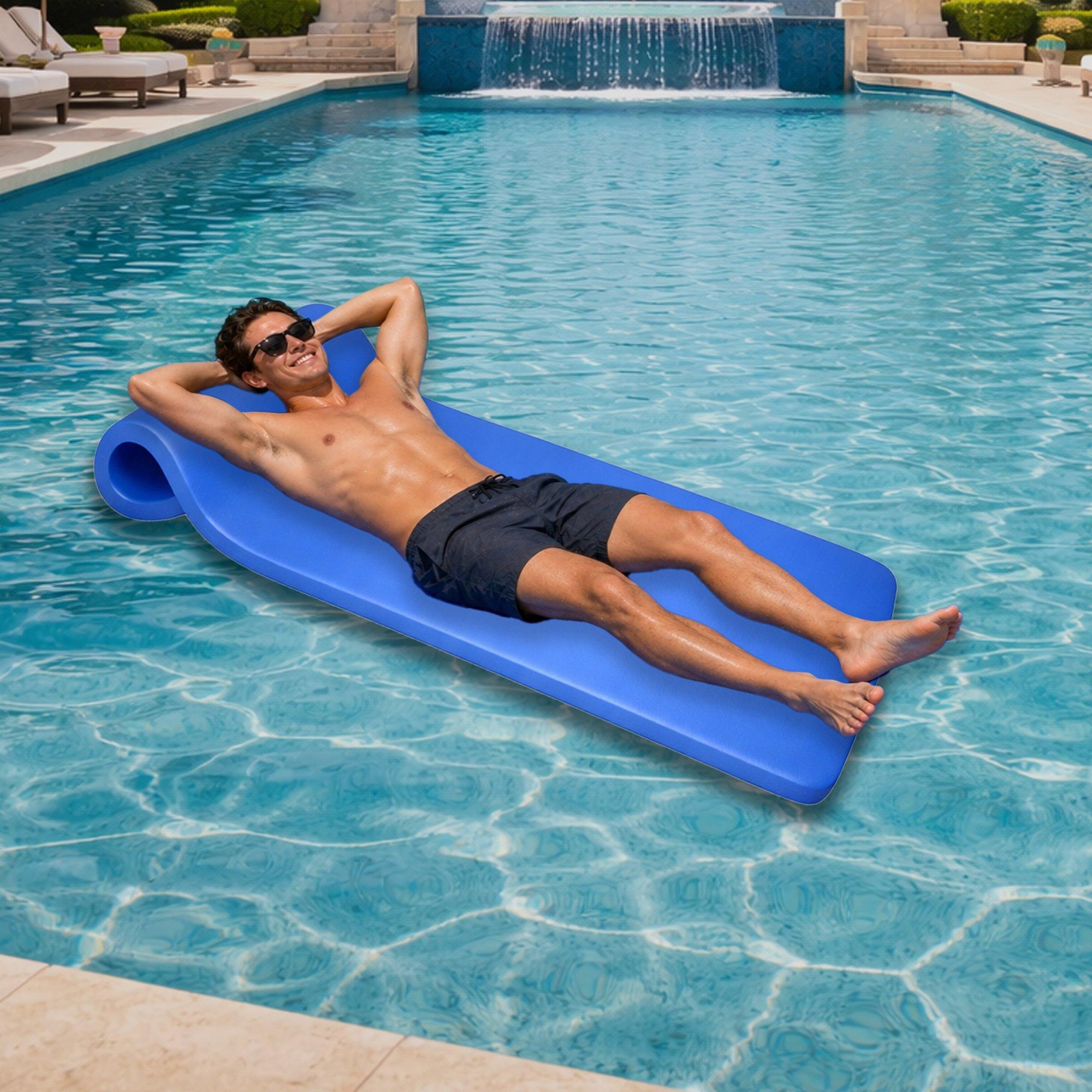 Petite Seawave Lido Foam Lounger - Capri Blue