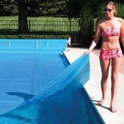Leslie's  20 x 50 Rectangle Solar Swimming Pool Cover 8 Mil 3 Year Blue
