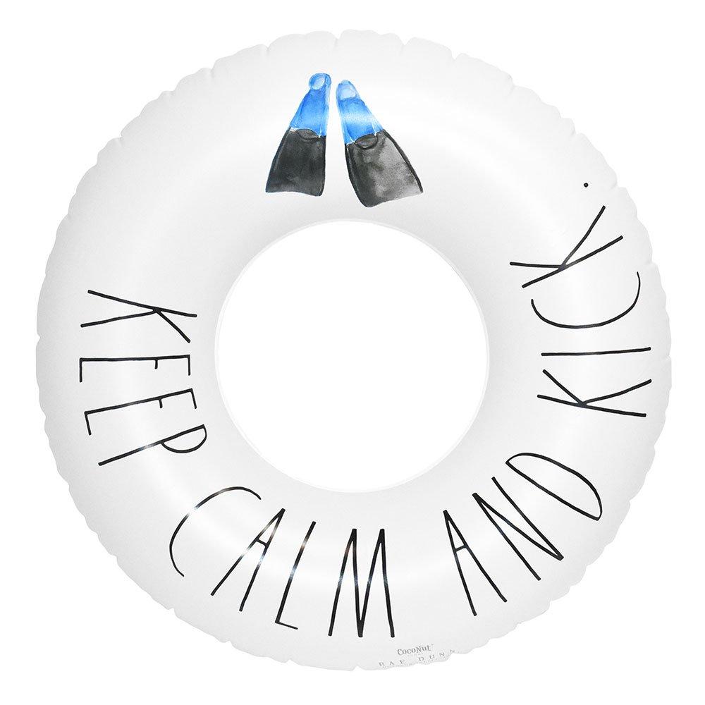 Rae Dunn  Junior 32 Swim Ring Pool Float  Keep Calm And Kick