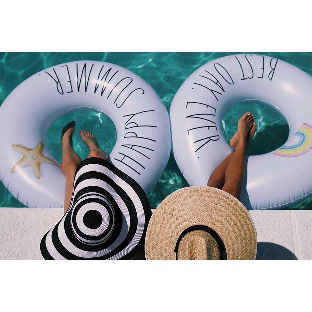 Adult 48" Swim Ring Pool Float - Happy Summer