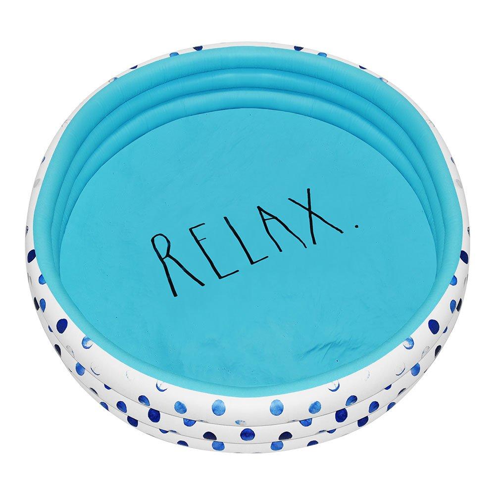 Indigo Polka Dot Inflatable Mini Pool - Relax