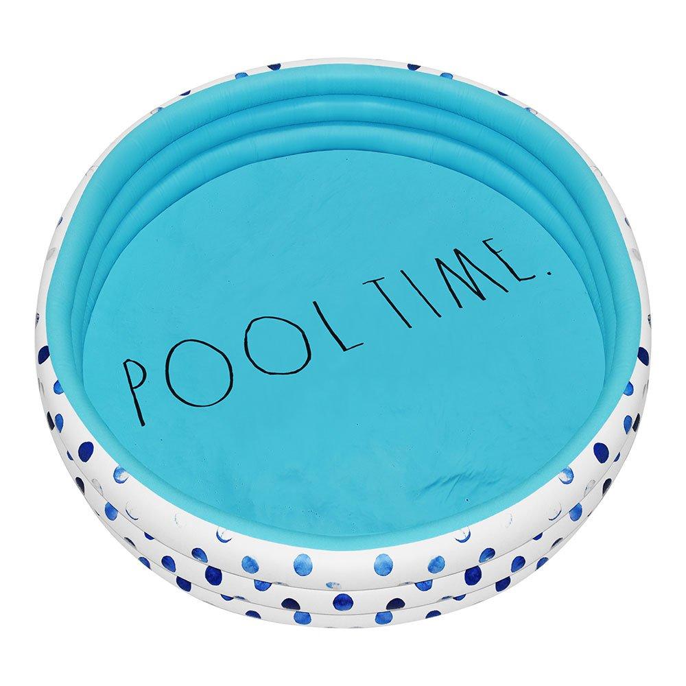 Rae Dunn  Indigo Polka Dot Inflatable Mini Pool  Pool Time