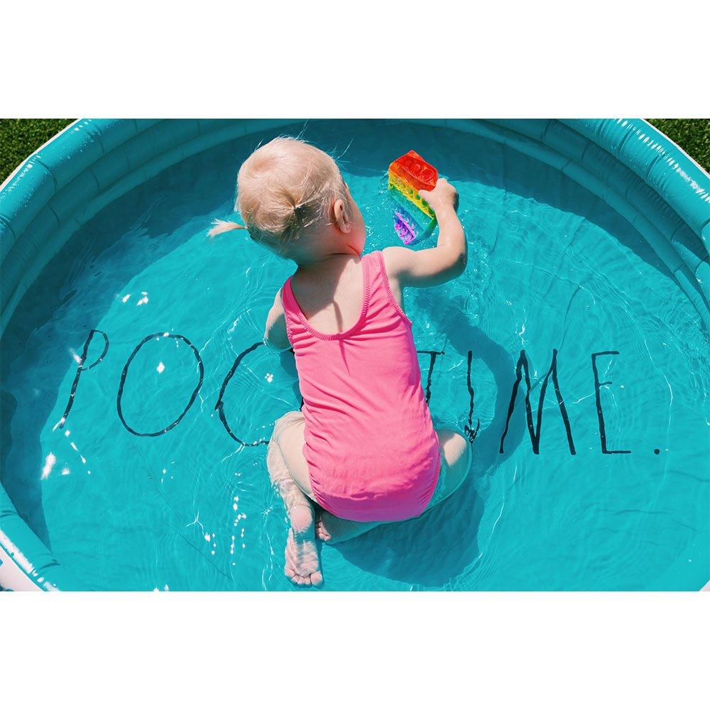 Rae Dunn  Indigo Polka Dot Inflatable Mini Pool  Pool Time