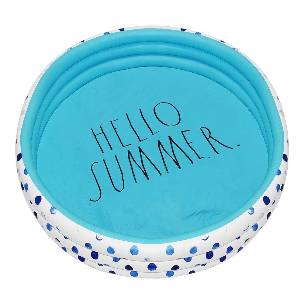 Rae Dunn  Indigo Polka Dot Inflatable Mini Pool  Hello Summer