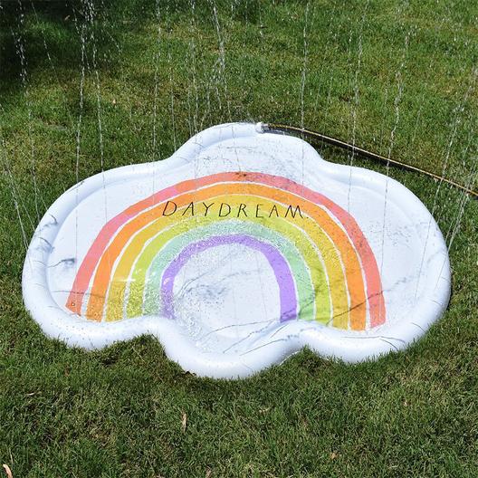 Rae Dunn  Rainbow Cloud Splash Pad  Daydream