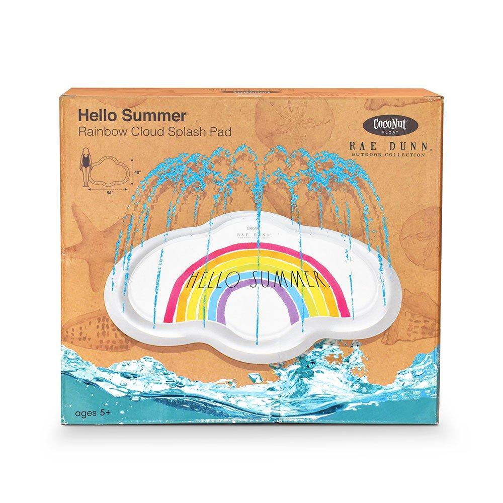 Rae Dunn  Rainbow Cloud Splash Pad  Hello Summer