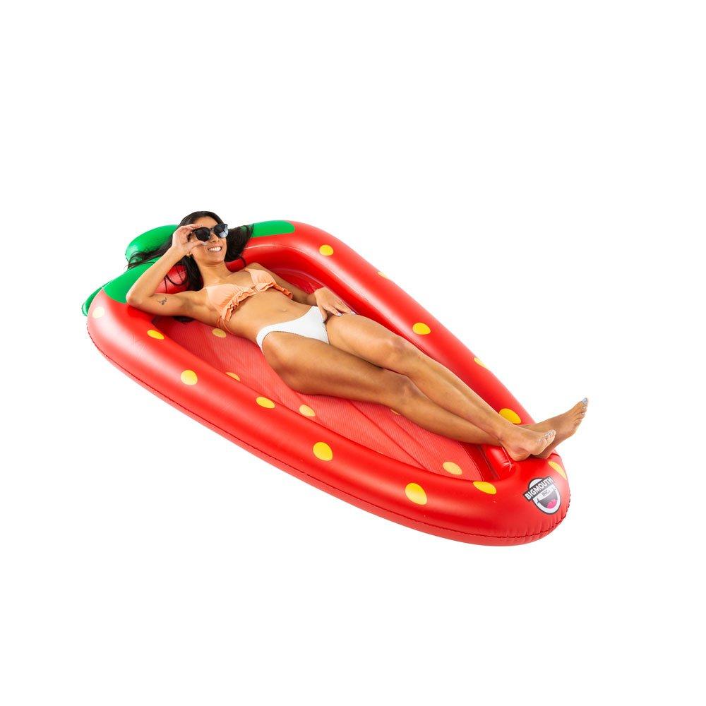 Big Mouth  Strawberry Mesh Hammock Pool Float