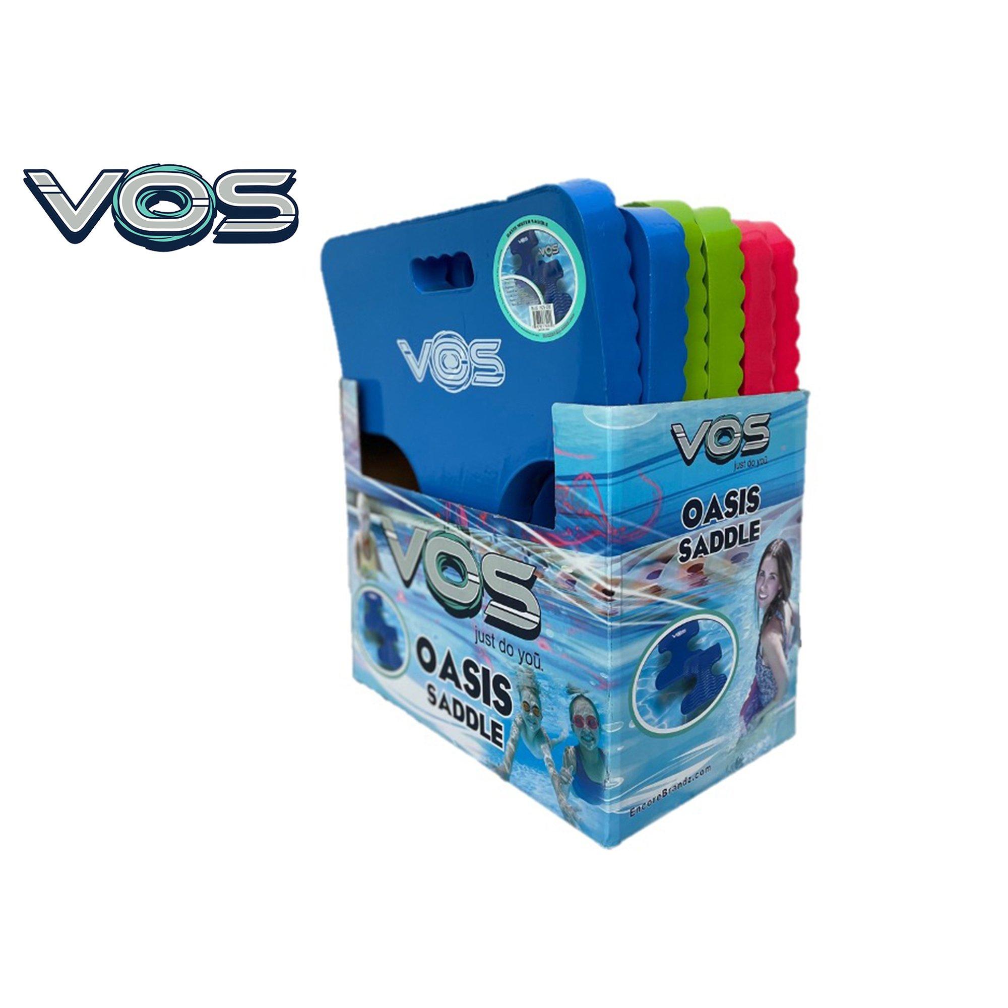 Oasis 1.5 Wavy Foam Saddle  Assorted (Blue Green Red)