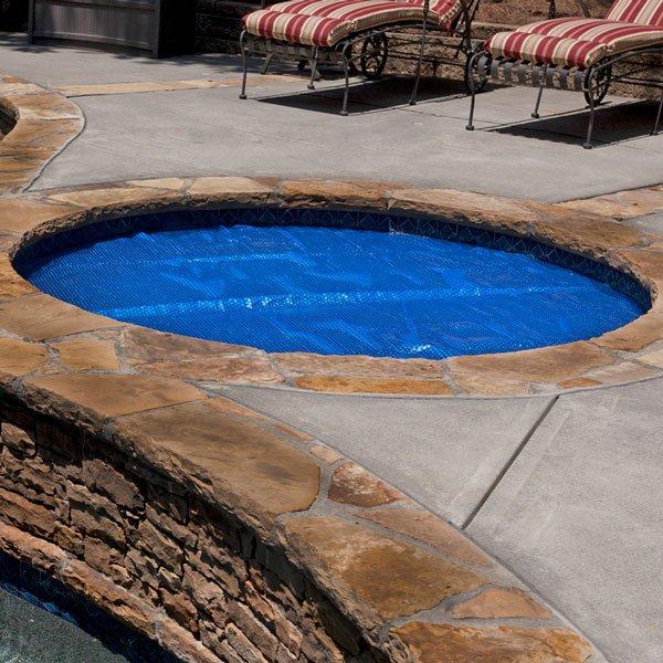 Midwest Canvas 12' Round Blue Solar Pool Cover Three Year Warranty, 8
