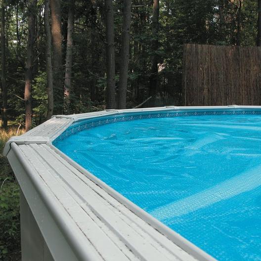 Midwest Canvas  Hex-Tech 12 Round Solar Swimming Pool Cover 8 Mil 3 Year Blue