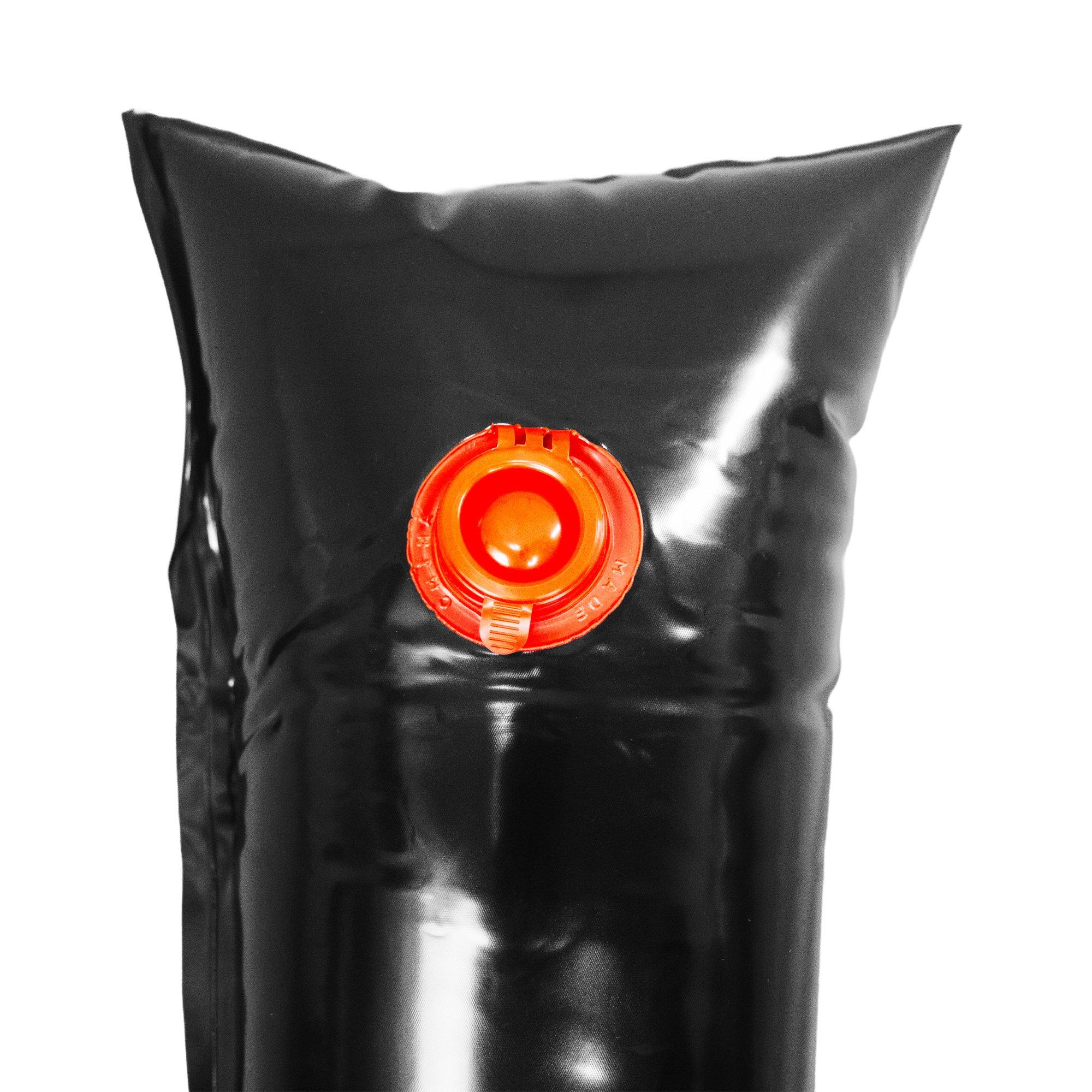 1' x 8' Single Water Tube Black