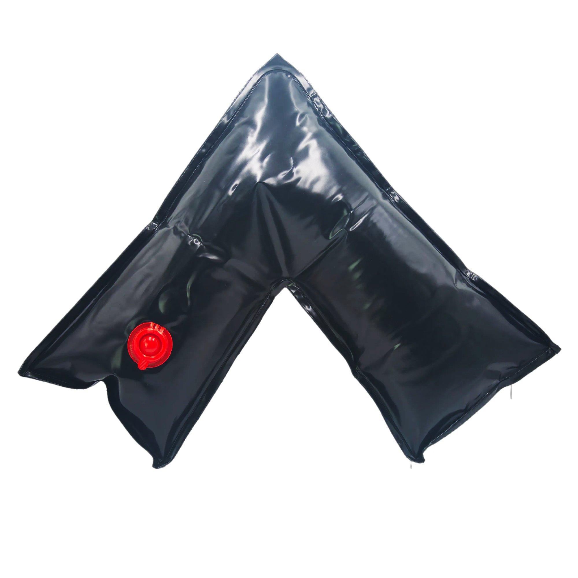 2' x 2' V-Shaped Corner Water Bag - Black